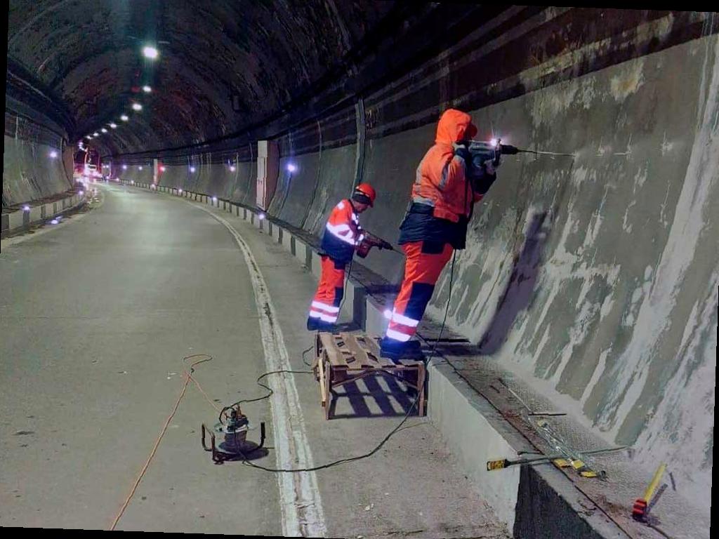 На Дублёре Курортного проспекта в Сочи начался ремонт тоннеля