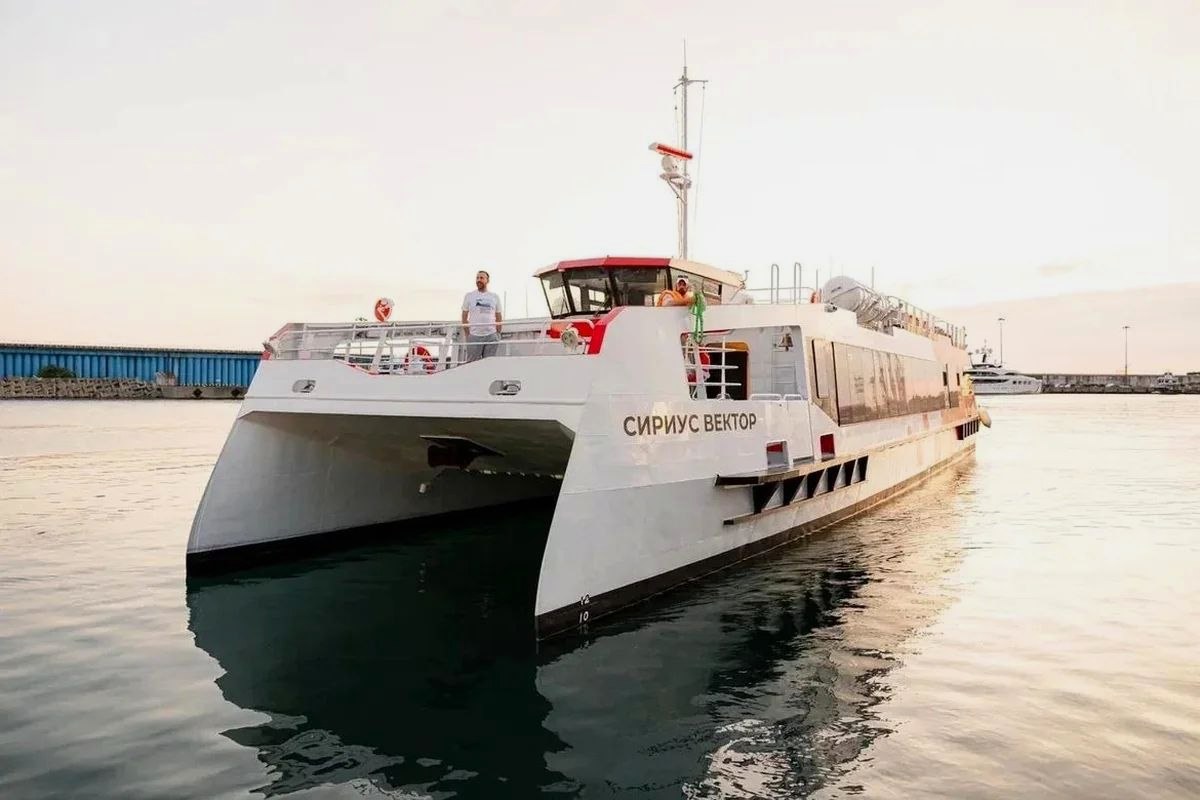 Скоростной катамаран на 200 пассажиров свяжет Сочи и «Сириус»